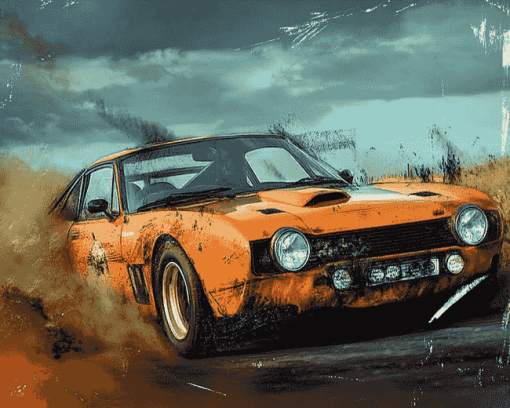 Top Gear TV Show Diamond Painting