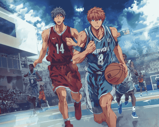 Top Kurokos Basketball Characters Diamond Painting