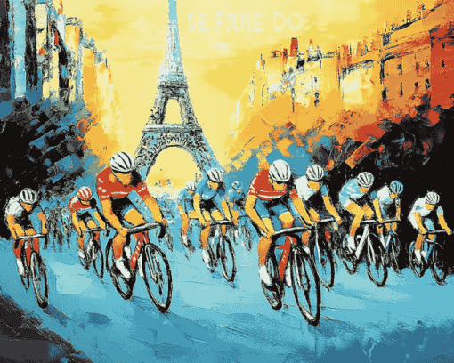 Tour de France Racing Diamond Painting