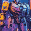 Transformers Animation Robots Diamond Painting