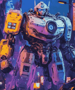 Transformers Animation Robots Diamond Painting