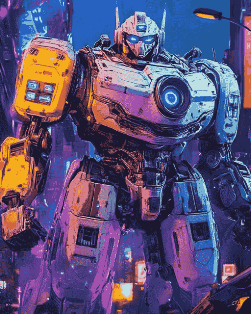 Transformers Animation Robots Diamond Painting