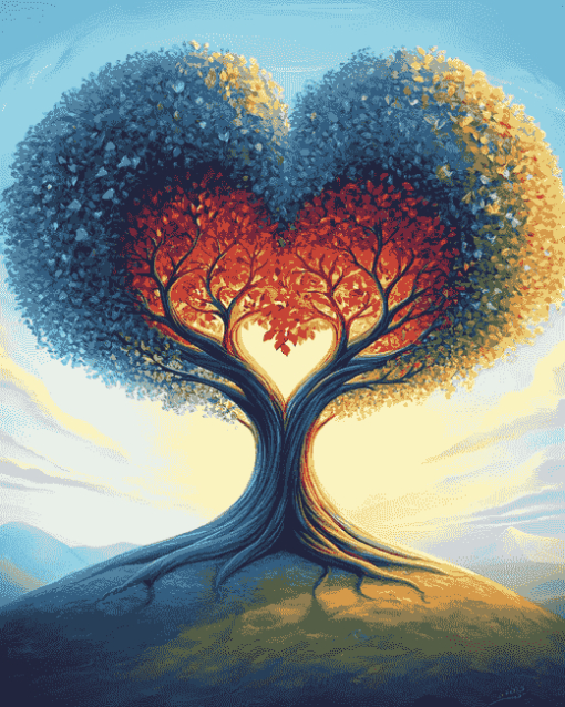 Tree of Life Symbol Diamond Painting