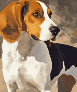 Treeing Walker Coonhound Puppies Diamond Painting