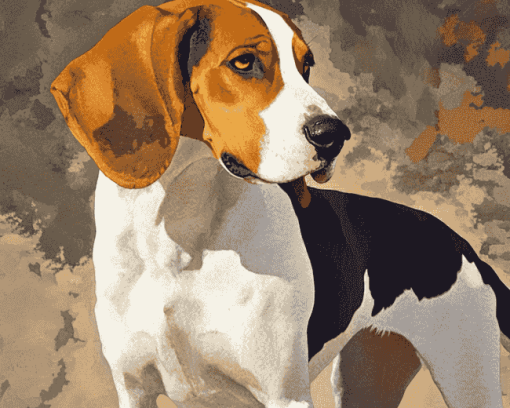 Treeing Walker Coonhound Puppies Diamond Painting