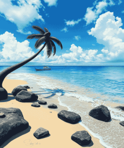 Trinidad Tobago Seaside Diamond Painting