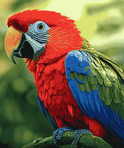 Tropical Lory Parrots Diamond Painting