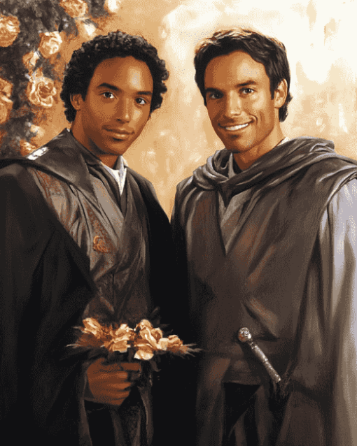 Troy And Abed Community Series Diamond Painting