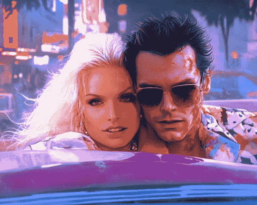 True Romance Movie Painting with Diamonds