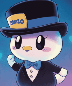 Tuxedo Sam Cartoon Diamond Painting