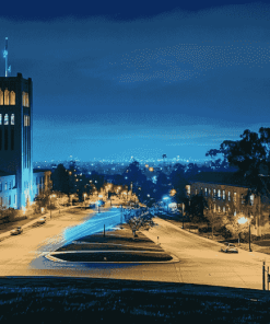 UCLA Nightscape Diamond Painting