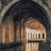 UK Fountains Abbey Historic Site Diamond Painting