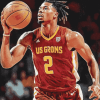 USC Trojans Basketball Player Diamond Painting