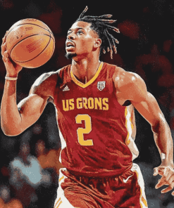 USC Trojans Basketball Player Diamond Painting