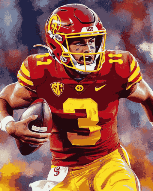 USC Trojans Footballers Diamond Painting