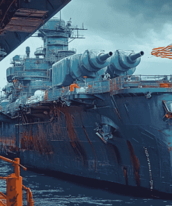 USS Lexington Engines Diamond Painting