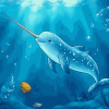 Underwater Narwhals Animation Diamond Painting