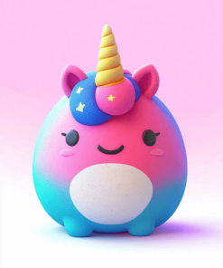 Unicorn Squishmallows Fantasy Diamond Painting