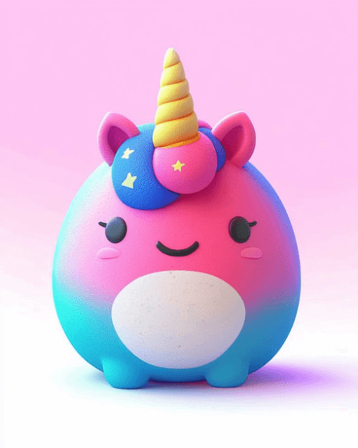 Unicorn Squishmallows Fantasy Diamond Painting