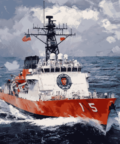 United States Coast Guard Seascapes Diamond Painting