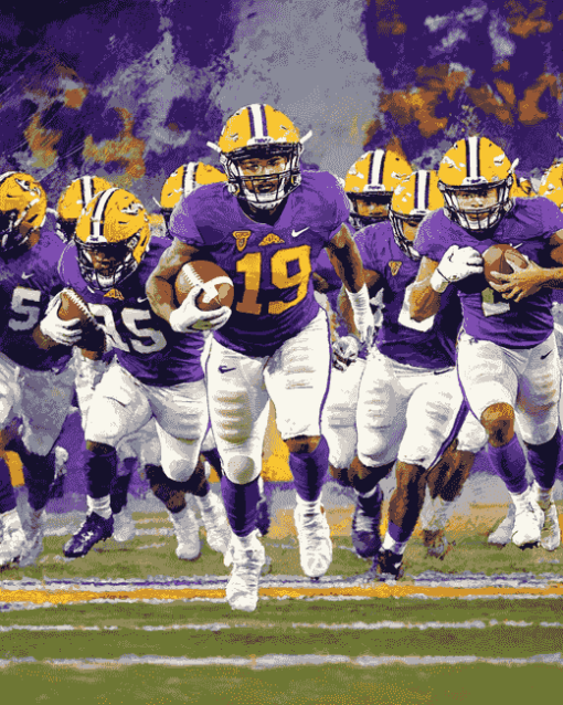 University Northern Iowa Panthers Football Diamond Painting