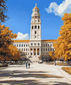 University of Texas Building Diamond Painting