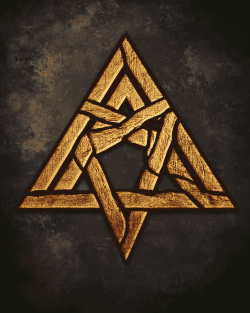 Valknut Norse Symbol Diamond Painting