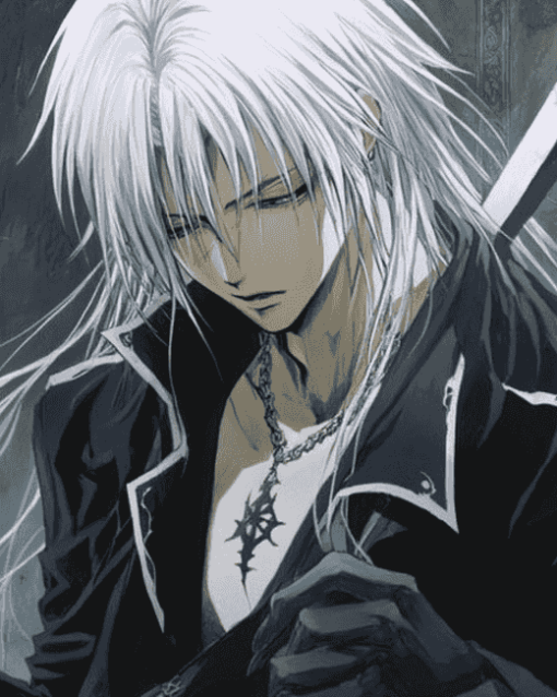 Vampire Knight Zero Kiryu Anime Diamond Painting