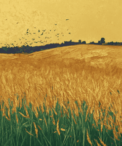 Van Gogh Wheat Field Diamond Painting