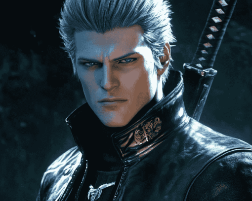 Vergil Video Game Character Diamond Painting