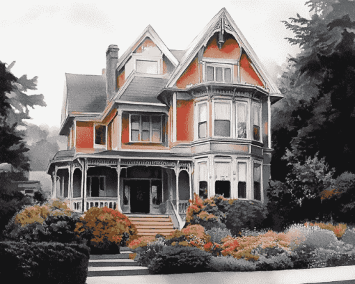 Victorian Style Home Diamond Painting