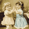 Victorian Vintage Kids Diamond Painting