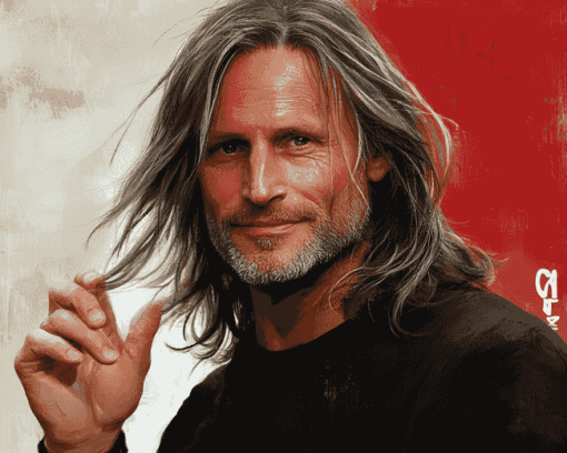 Viggo Mortensen Celebrity Diamond Painting