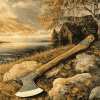 Viking Axe Vintage Diamond Painting