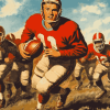 Vintage 1946 American Football Diamond Painting