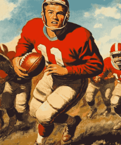 Vintage 1946 American Football Diamond Painting