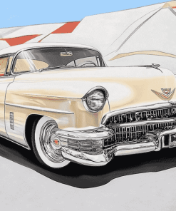 Vintage 1950s Cadillac Diamond Painting