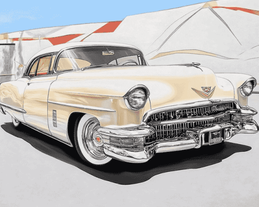 Vintage 1950s Cadillac Diamond Painting