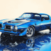 Vintage 1970 Firebird Diamond Painting