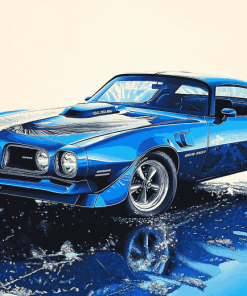 Vintage 1970 Firebird Diamond Painting