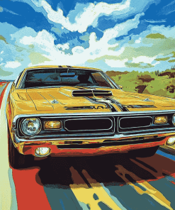 Vintage 1971 Road Runner Diamond Painting