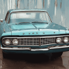 Vintage Blue Plymouth Belvedere Diamond Painting