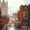 Vintage Cityscape Diamond Painting