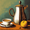 Vintage Coffee Pot Still Life Diamond Painting