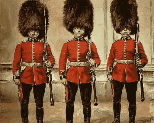 Vintage Coldstream Guards Diamond Painting