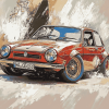 Vintage Golf 1 Car Diamond Painting