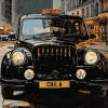 Vintage London Taxi Diamond Painting