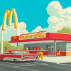 Vintage McDonald Animation Diamond Painting