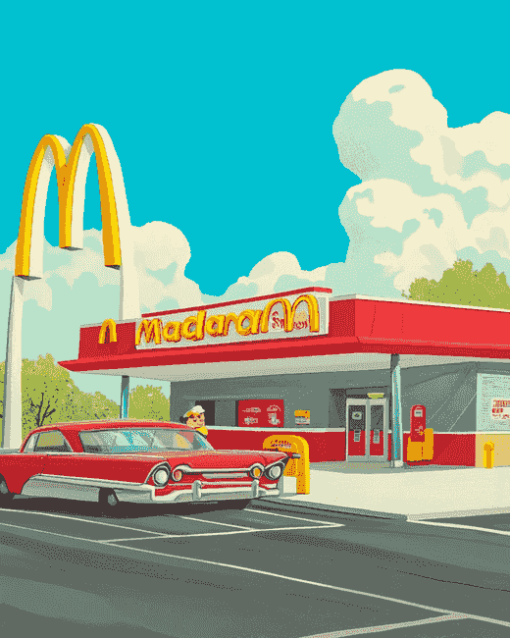 Vintage McDonald Animation Diamond Painting