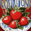 Vintage Strawberry Diamond Painting